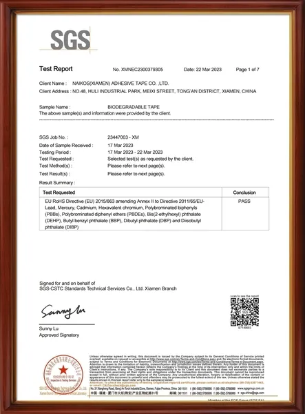 Test-Report-From-SGS