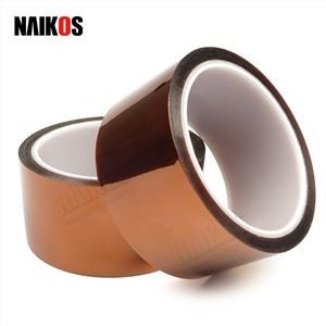 Cinta de película de poliimida Kapton resistente al calor 260 grados (500 ℉) para SMT, PCB, transformador, enmascaramiento de electrónica de aislamiento de clase H