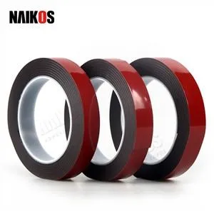 Adhesivo acrílico de muy alta unión Cinta de espuma de doble cara para automóviles